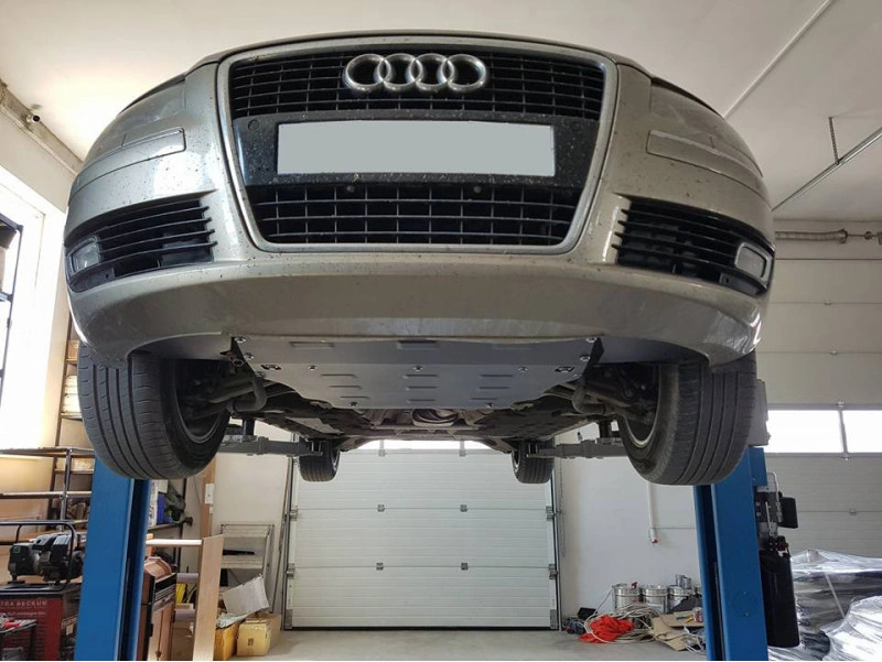 Bunnplate stål Audi A8 D3 2002 - 2010 | Motordeksel - Beskyttelse deksel under motor – bilde 5