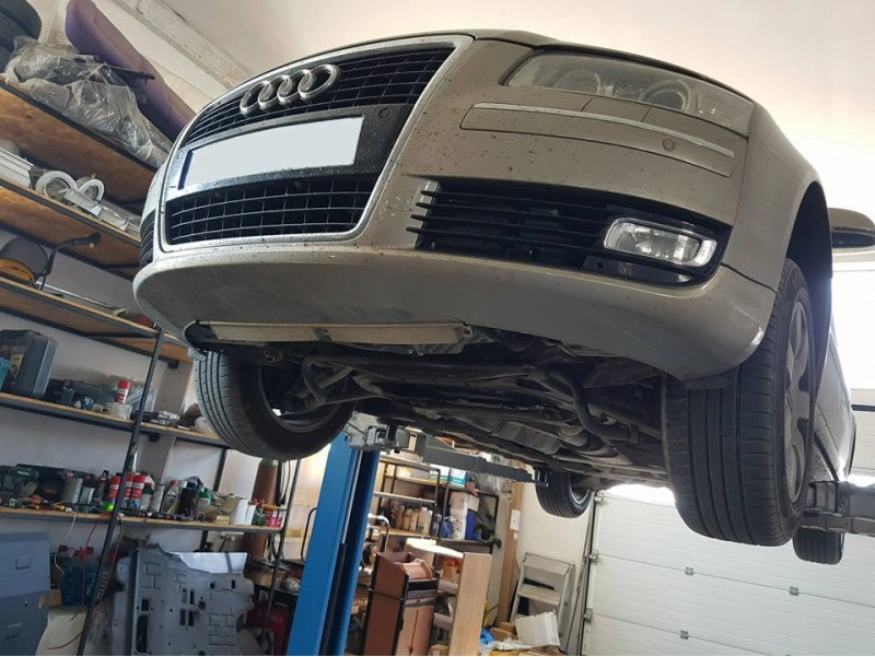Bunnplate stål Audi A8 D3 2002 - 2010 | Motordeksel - Beskyttelse deksel under motor – bilde 6