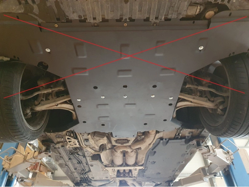 Bunnplate stål Audi A8 D4 2010 - 2017 | Girkassedeksel - Beskyttelse deksel under girkasse – bilde 3