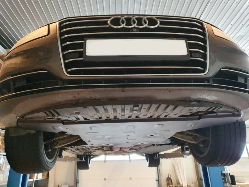 Bunnplate stål Audi A8 D4 2010 - 2017 | Motordeksel - Beskyttelse deksel under motor – bilde 6