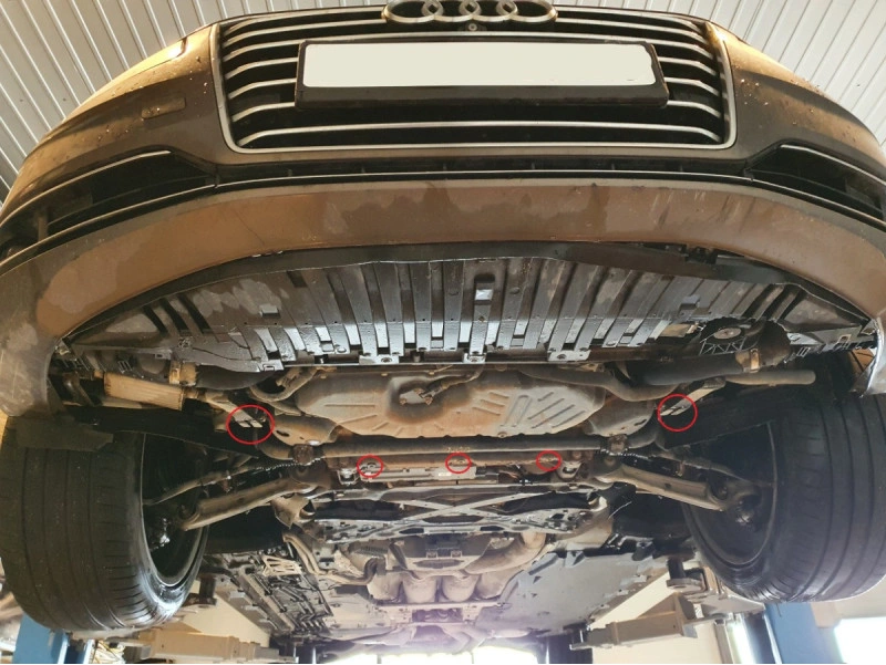 Bunnplate stål Audi A8 D4 2010 - 2017 | Motordeksel - Beskyttelse deksel under motor – bilde 7