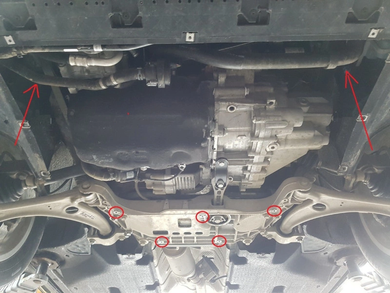 Bunnplate stål Audi Q2 2016 - 2020 / Audi Q3 I 2011 - 2018 | Motordeksel - Beskyttelse deksel under motor – bilde 5