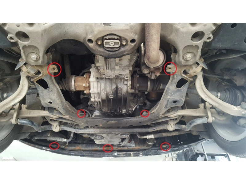 Bunnplate stål Audi / Seat / Skoda / Vw  | Motordeksel - Beskyttelse deksel under motor Image 5