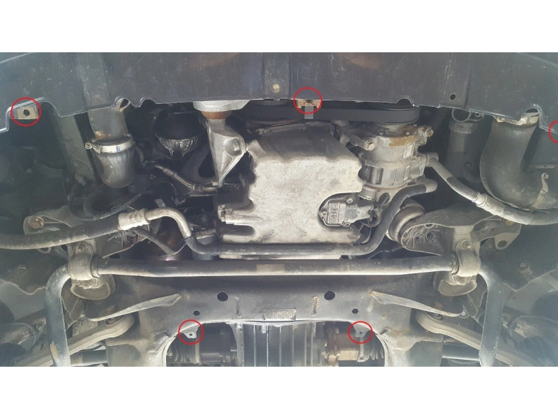 Bunnplate stål Audi / Seat / Skoda / Vw  | Motordeksel - Beskyttelse deksel under motor Image 6