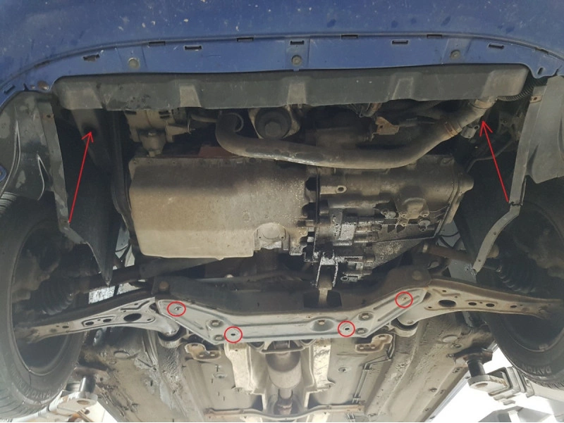 Bunnplate stål Audi / Seat / Skoda / Vw | Motordeksel - Beskyttelse deksel under motor – bilde 6