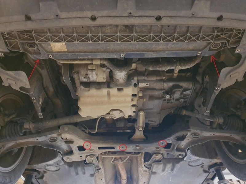 Bunnplate stål Audi / Seat /Skoda / VW | Motordeksel - Beskyttelse deksel under motor – bilde 4