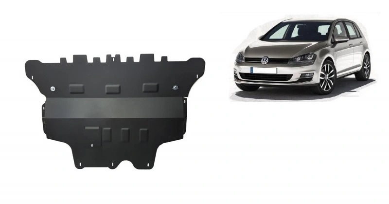 Bunnplate stål Audi / Skoda / Vw / Seat/ Ford | Automatisk Girkasse - Motordeksel - Beskyttelse deksel under motor