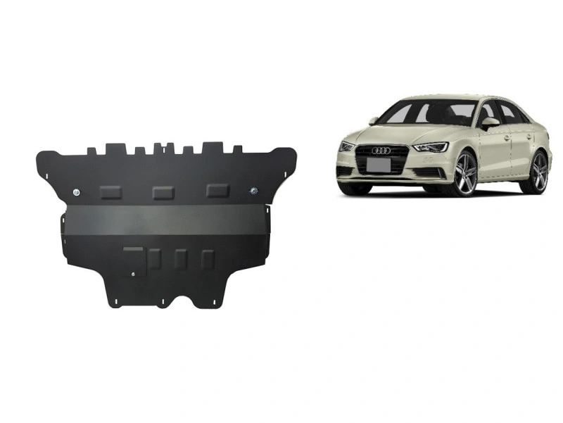 Bunnplate stål Audi / Skoda / Vw / Seat/ Ford | Automatisk Girkasse - Motordeksel - Beskyttelse deksel under motor – bilde 3