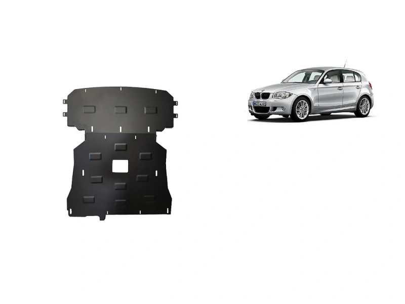 Bunnplate stål BMW 1 (E81/E87) 2004 - 2011 | Motordeksel - Beskyttelse deksel under motor
