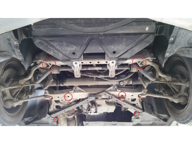 Bunnplate stål BMW 3 (E90/E91) 2004 - 2011 | Motordeksel - Beskyttelse deksel under motor – bilde 6