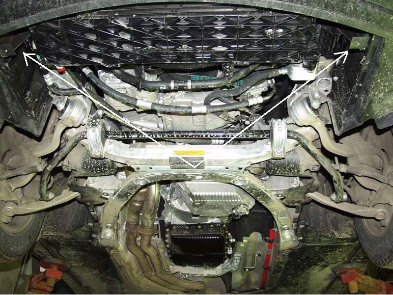Bunnplate stål BMW 5 (E60/E61) 2003 - 2010 | Motordeksel - Beskyttelse deksel under motor – bilde 4