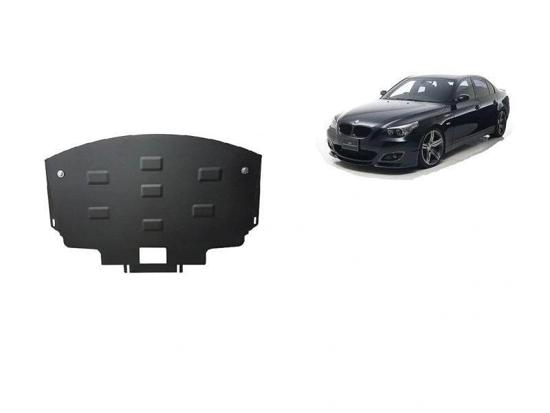 Bunnplate stål BMW 5 (E60/E61) M Sport 2003 - 2010 | Motordeksel - Beskyttelse deksel under motor