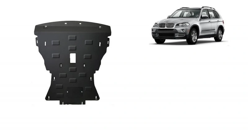 Bunnplate stål BMW X5 (E70) 2006 - 2013 │ Motordeksel - Beskyttelse deksel under motor