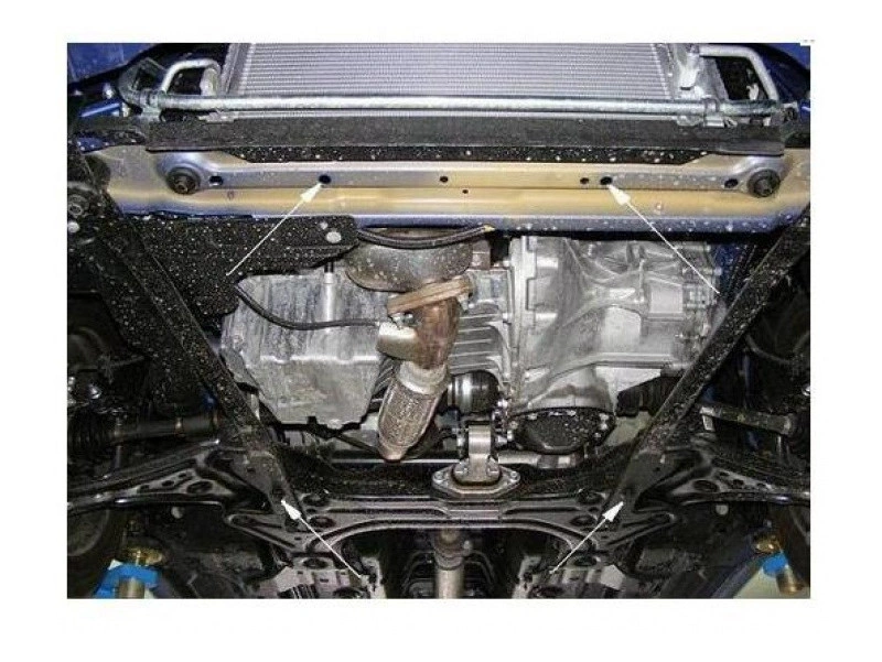 Bunnplate stål Chevrolet Aveo 2008 - 2011 | Motordeksel - Beskyttelse deksel under motor – bilde 3