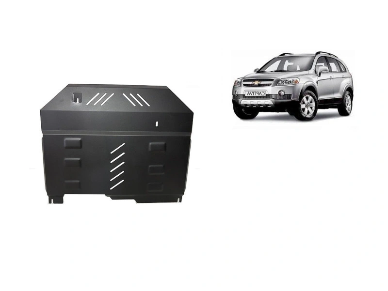 Bunnplate stål Chevrolet Captiva 2006 - 2010 | Motordeksel - Beskyttelse deksel under motor