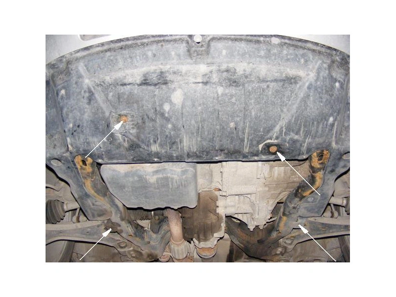 Bunnplate stål Chevrolet Captiva 2006 - 2010 | Motordeksel - Beskyttelse deksel under motor – bilde 3