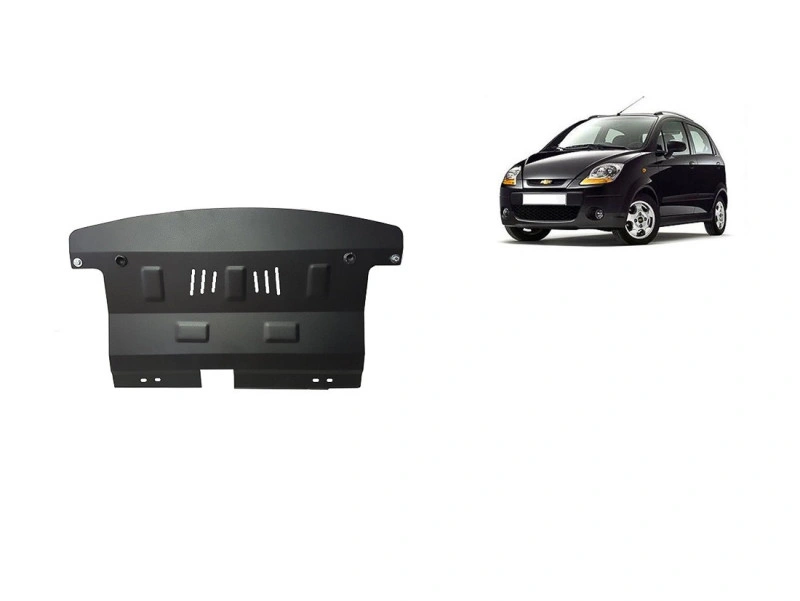 Bunnplate stål Chevrolet Spark 2005 - 2009 | Motordeksel - Beskyttelse deksel under motor