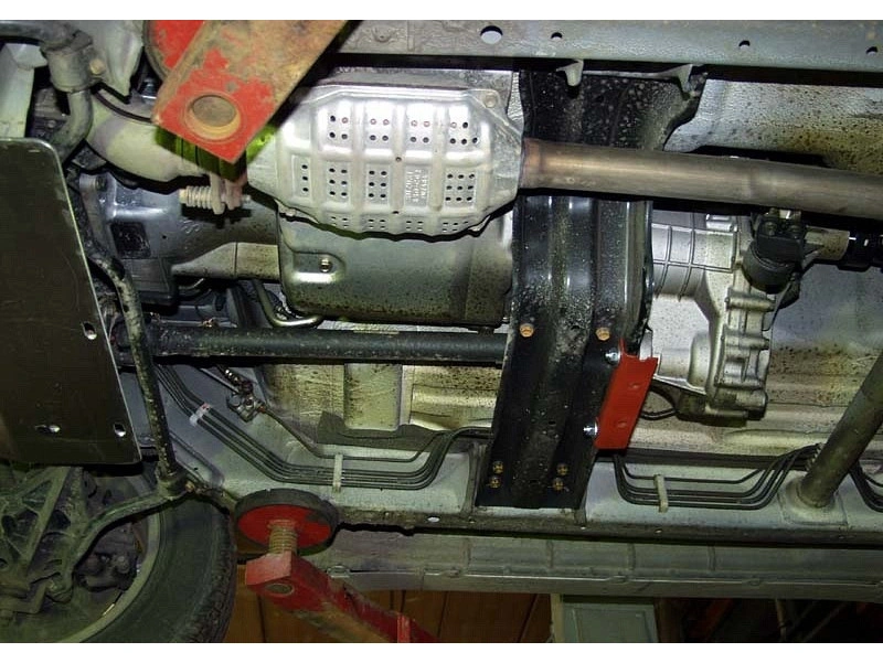 Bunnplate stål Chevrolet Tracker 1999 - 2005 | Girkassedeksel - Beskyttelse deksel under girkasse – bilde 3