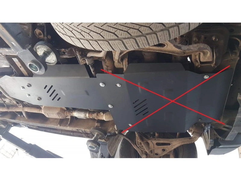 Bunnplate stål Chevrolet Tracker 1999 - 2005 | Girkassedeksel - Beskyttelse deksel under girkasse – bilde 7