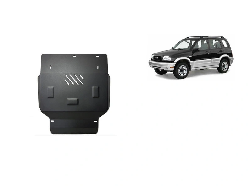 Bunnplate stål Chevrolet Tracker 1999 - 2005 | Motordeksel - Beskyttelse deksel under motor