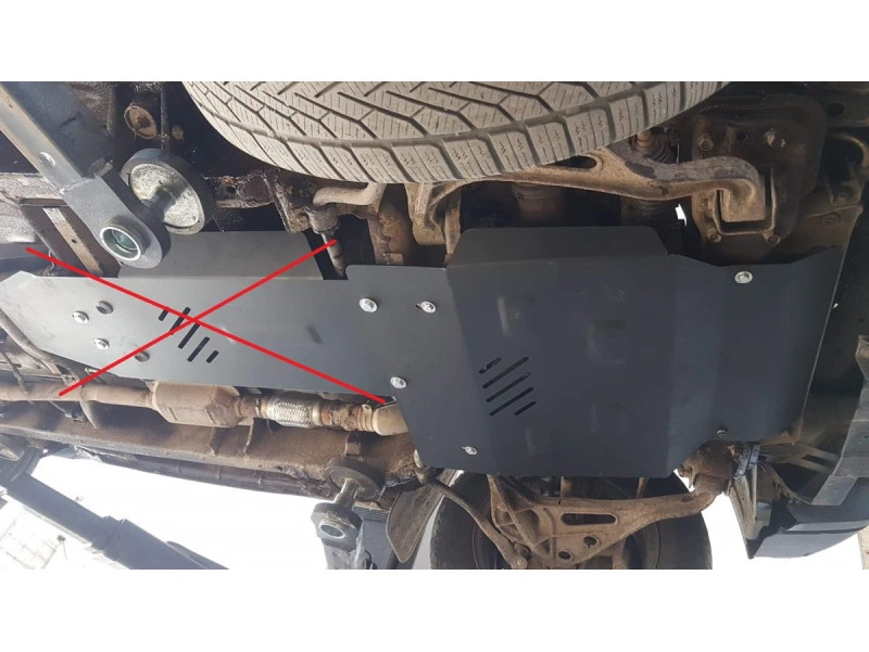 Bunnplate stål Chevrolet Tracker 1999 - 2005 | Motordeksel - Beskyttelse deksel under motor – bilde 3