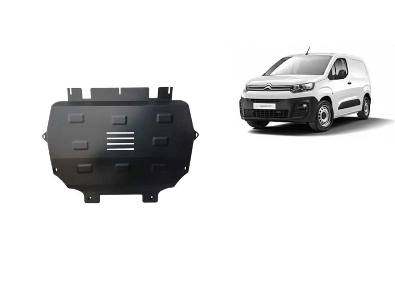 Bunnplate stål Citroen Berlingo 2018 -> | Motordeksel - Beskyttelse deksel under motor
