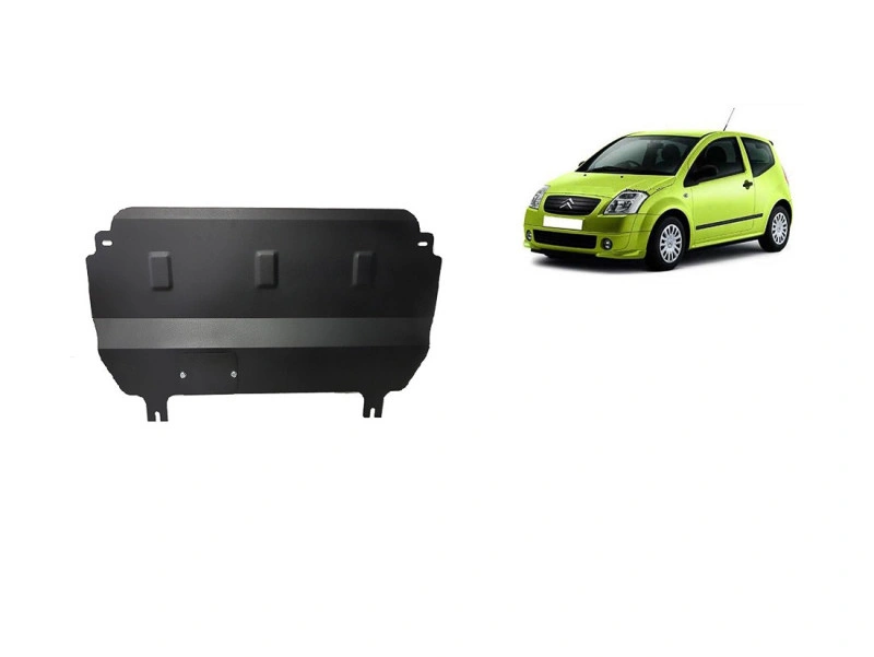 Bunnplate stål Citroen C2 2003 - 2009 | Motordeksel - Beskyttelse deksel under motor
