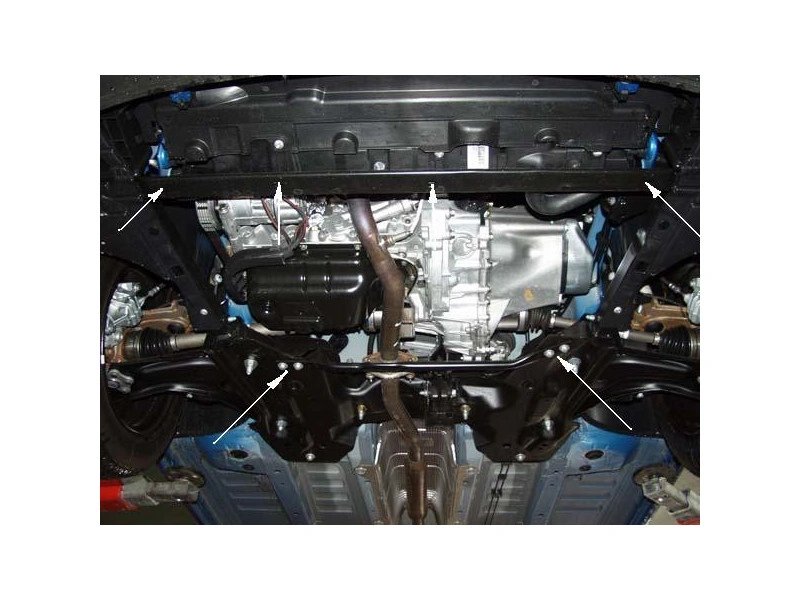 Bunnplate stål Citroen C3 Picasso 2009 - 2020 | Motordeksel - Beskyttelse deksel under motor – bilde 4