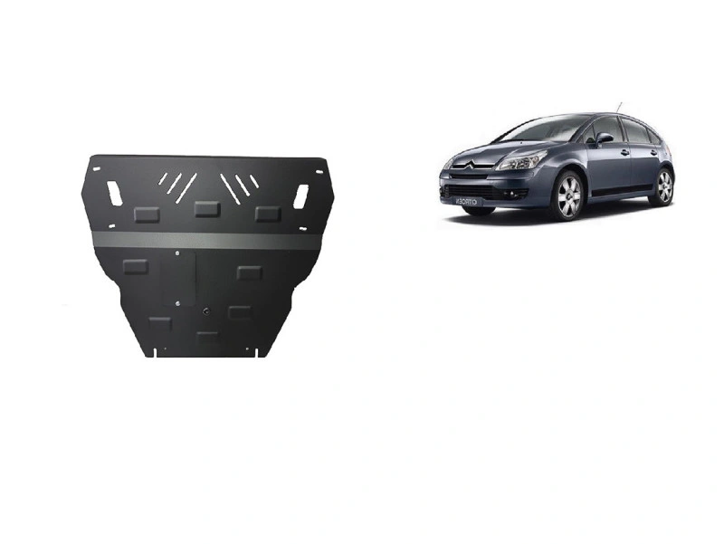 Bunnplate stål Citroen C4 2004 - 2008 | Motordeksel - Beskyttelse deksel under motor