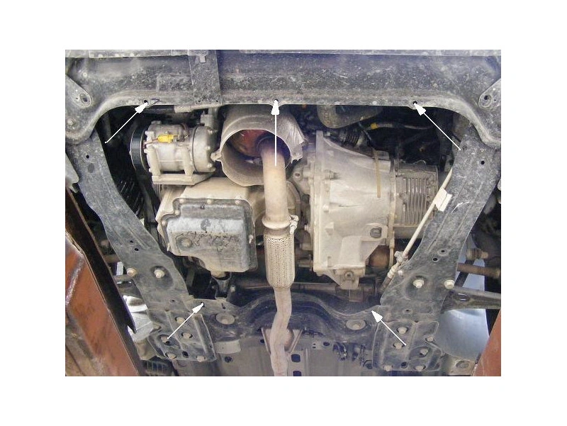 Bunnplate stål Citroen Jumpy 2007 - 2016 | Motordeksel - Beskyttelse deksel under motor – bilde 3