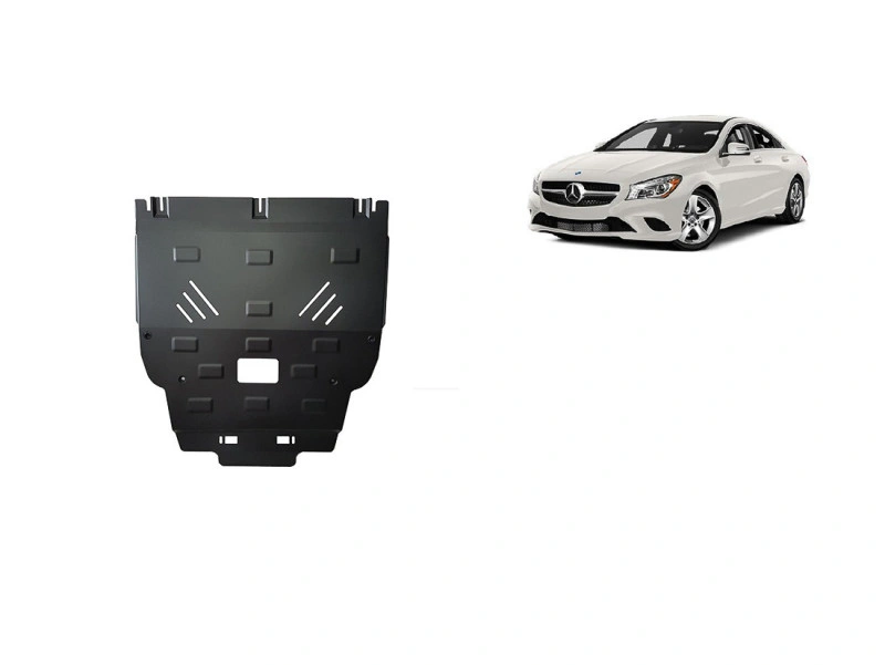 Bunnplate stål CLA X117 2013 - 2019 | Motordeksel - Beskyttelse deksel under motor