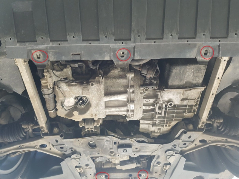 Bunnplate stål CLA X117 2013 - 2019 | Motordeksel - Beskyttelse deksel under motor – bilde 5