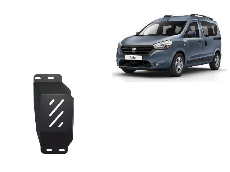 Bunnplate stål Dacia Dokker 2012 -> | Bunnplate stålbeskyttelse for Start-Go system og EGR