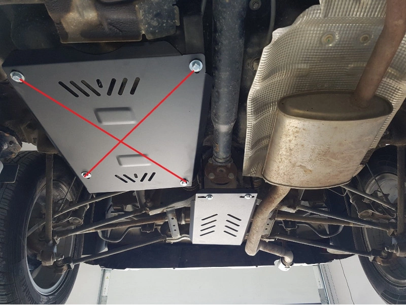 Bunnplate stål Dacia Duster 2010 - 2013 | Differensialdeksel - Beskyttelse deksel under differensial – bilde 3
