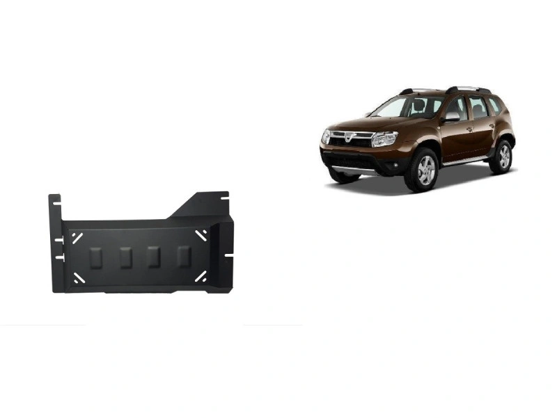 Bunnplate stål Dacia Duster 2010 - 2014 | Bunnplate stålbeskyttelse for DPF dieselpartikkelfilter