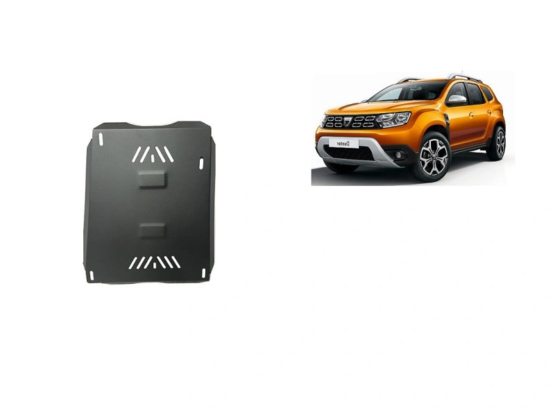 Bunnplate stål Dacia Duster 2018 - 2024 | Drivstofftankdeksel - Beskyttelse deksel under dieseltank