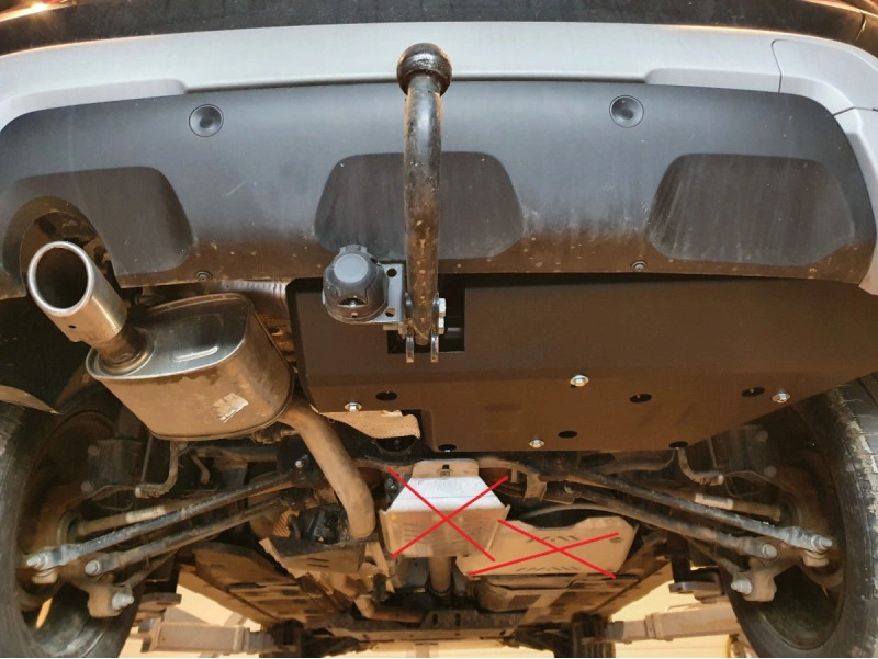 Bunnplate stål Dacia Duster 2018 -> | AdBlue-deksel - Beskyttelse deksel under AdBlue-systemet Image 4