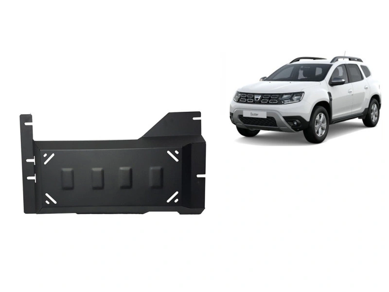 Bunnplate stål Dacia Duster 2021 - 2024 | Bunnplate stålbeskyttelse for DPF dieselpartikkelfilter