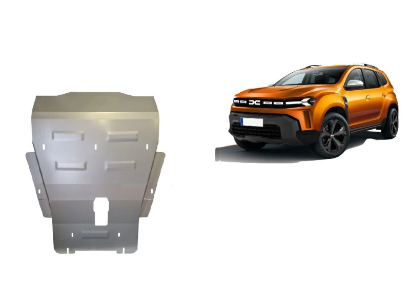 Bunnplate stål Dacia Duster 4x4 2024 -> | Motordeksel - Beskyttelse deksel under motor