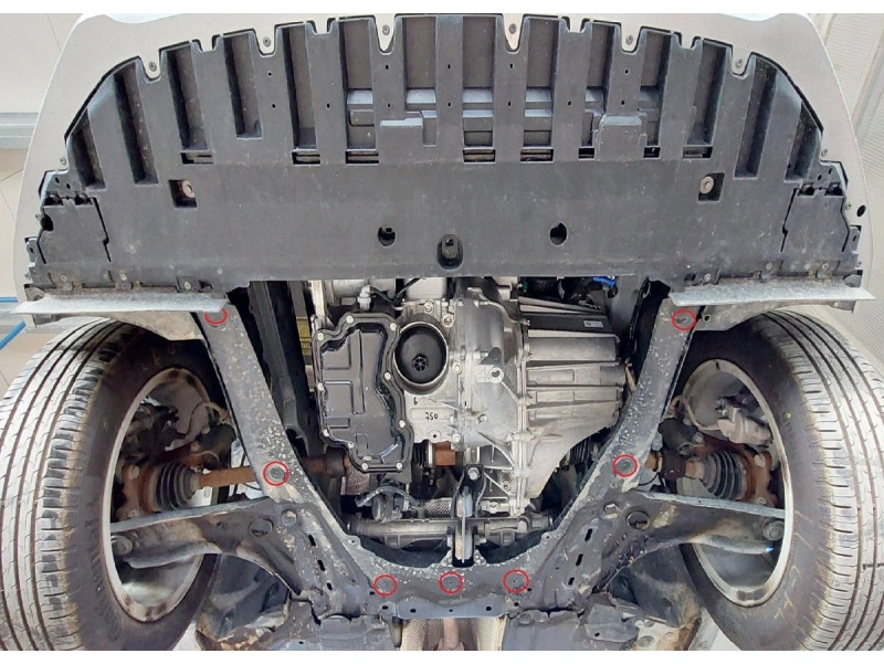 Bunnplate stål Dacia Jogger 2021 -> | Motordeksel - Beskyttelse deksel under motor Image 6