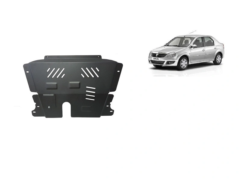 Bunnplate stål Dacia Logan 1 2004 - 2012 | Motordeksel - Beskyttelse deksel under motor