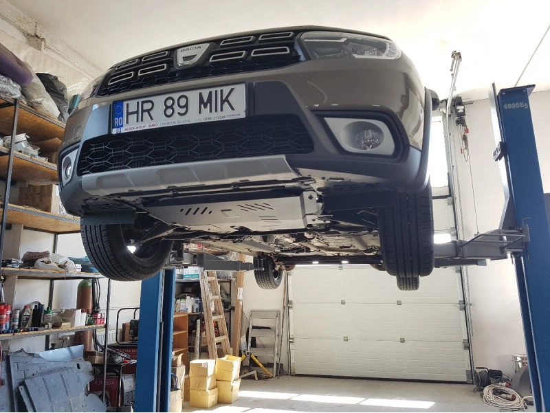 Bunnplate stål Dacia Logan 1 2004 - 2012 | Motordeksel - Beskyttelse deksel under motor – bilde 4