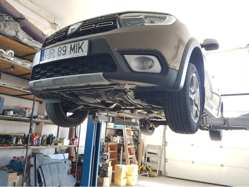 Bunnplate stål Dacia Logan 1 2004 - 2012 | Motordeksel - Beskyttelse deksel under motor – bilde 5
