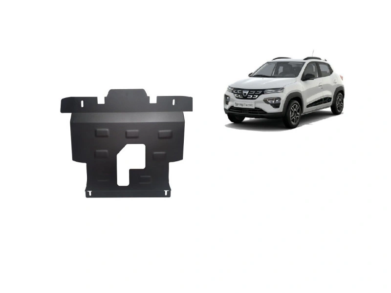 Bunnplate stål Dacia Spring 2021 -> | Motordeksel - Beskyttelse deksel under motor