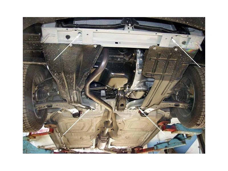 Bunnplate stål Daewoo Cielo 1995 - 2008 | Motordeksel - Beskyttelse deksel under motor – bilde 3