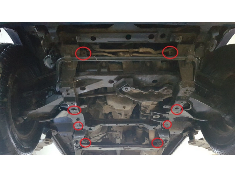 Bunnplate stål Daihatsu Terios 1997 - 2006 | Motordeksel - Beskyttelse deksel under motor – bilde 9