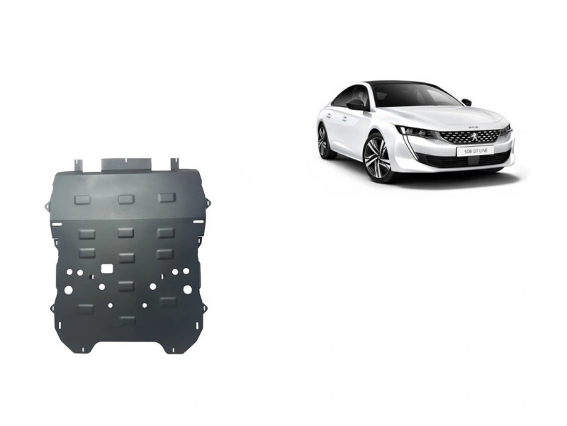 Bunnplate stål DS / Citroen / Peuegot / Opel │ Motordeksel - Beskyttelse deksel under motor + girkasse – bilde 11