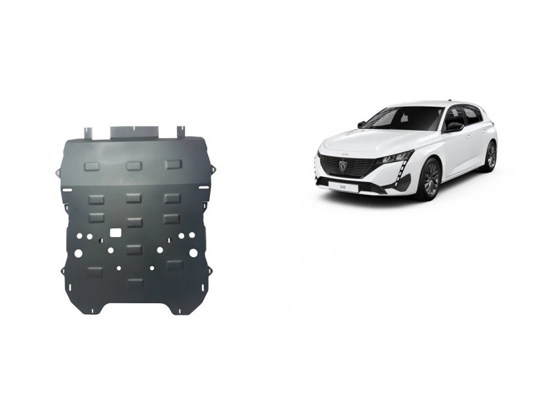 Bunnplate stål DS / Citroen / Peuegot / Opel │ Motordeksel - Beskyttelse deksel under motor + girkasse – bilde 15