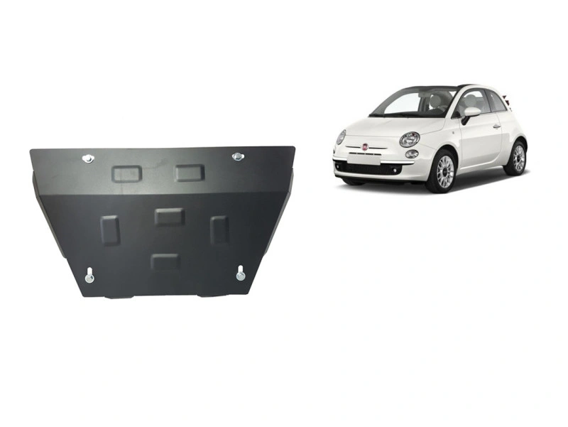 Bunnplate stål Fiat 500 2007 -> | Motordeksel - Beskyttelse deksel under motor