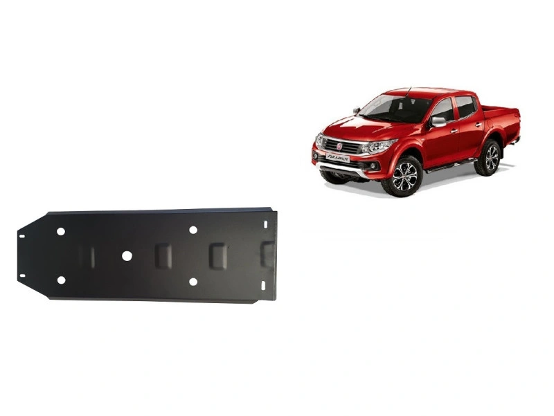 Bunnplate stål Fiat Fullback 2016 - 2019 | Drivstofftankdeksel - Beskyttelse deksel under dieseltank